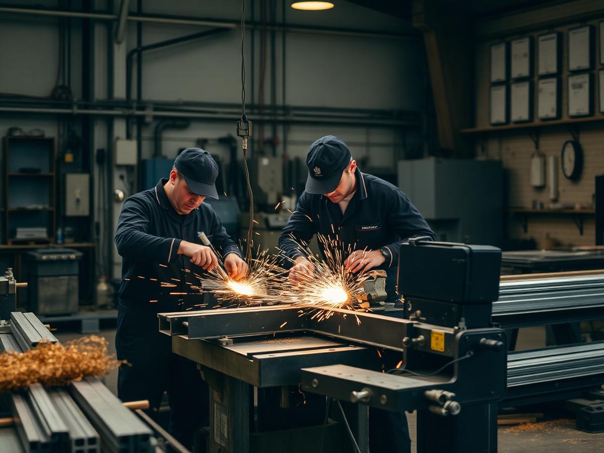 Aluminium fabrication workshop
